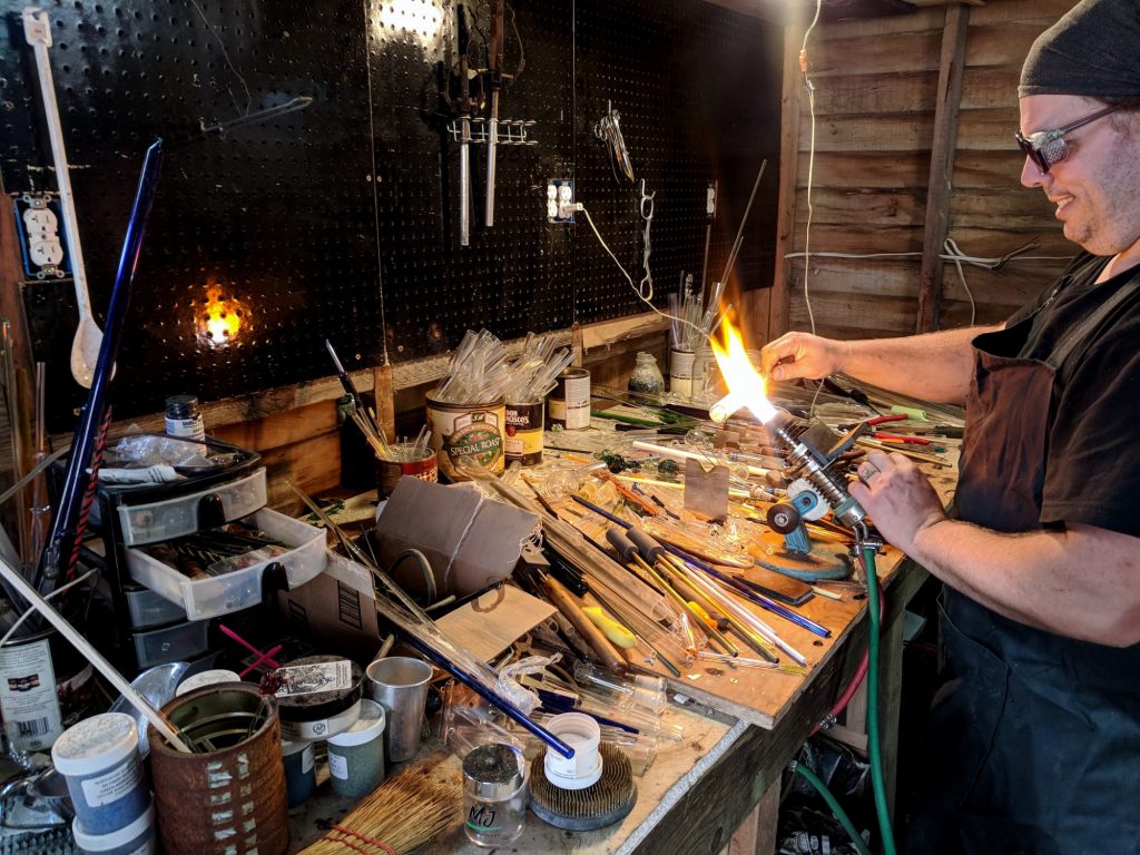 Jeremy Bartheld, glass artist