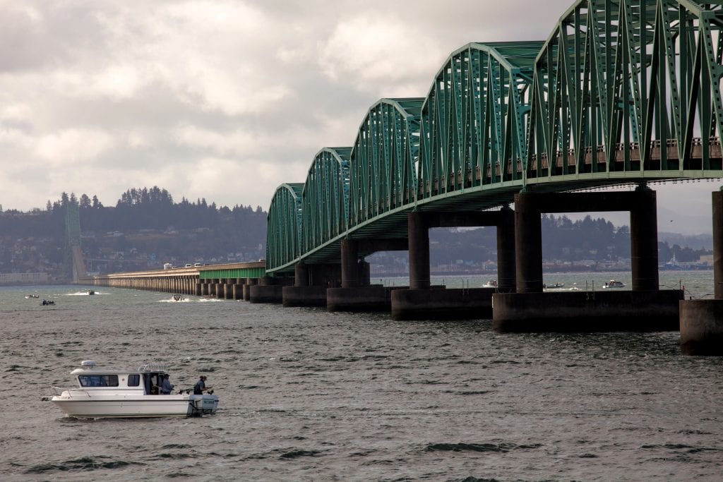 Fishing in the Columbia River