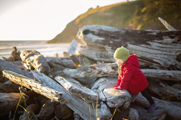 Playing on Benson Beach by Daley Family Travels