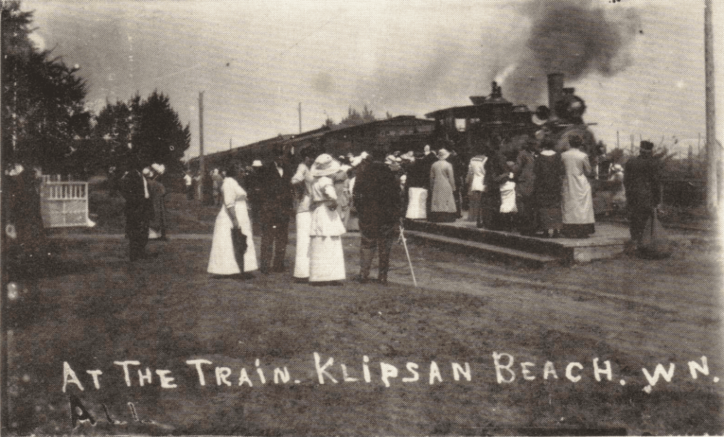 Train at Klipsan Beach