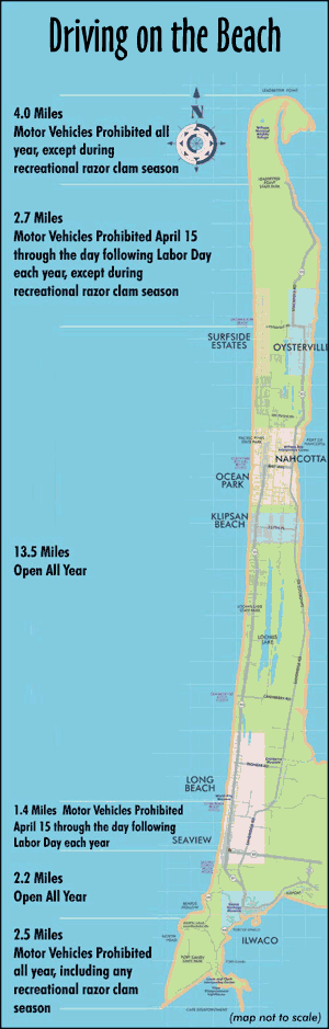 Map for beach driving